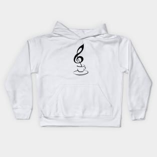 Musical coffee Kids Hoodie